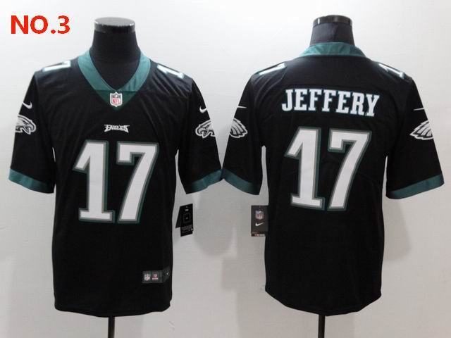 Men's Philadelphia Eagles #17 Alshon Jeffery Jersey NO.3;